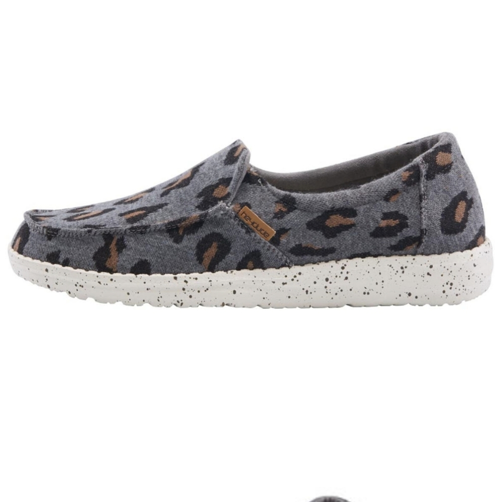 HEY  DUDE WOMEN'S MISTY  CHARCOAL CHEETAH